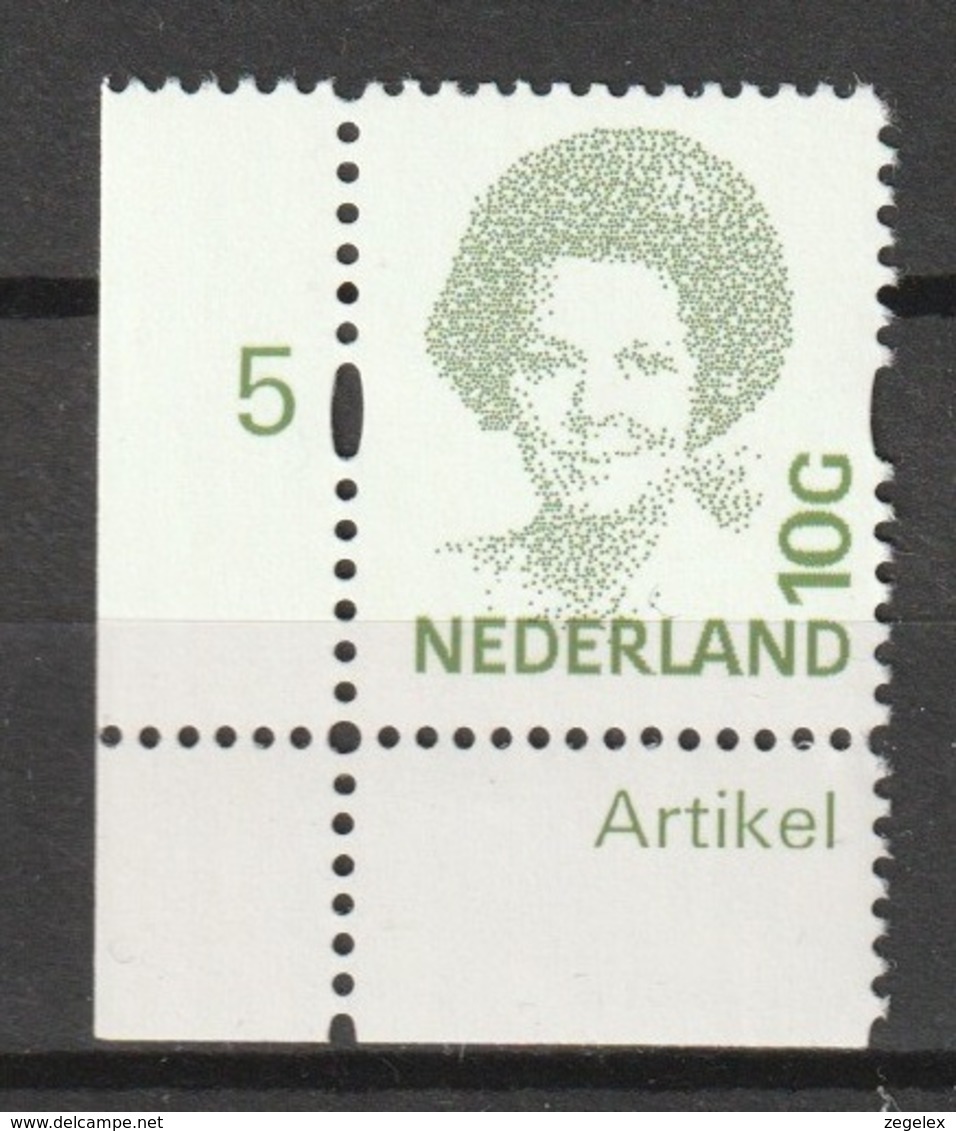 1994 Beatrix (inversie)  LUXE 10 GLD Hoekstuk - Cornerpiece NVPH 1582  Postfris/MNH/** - Ongebruikt