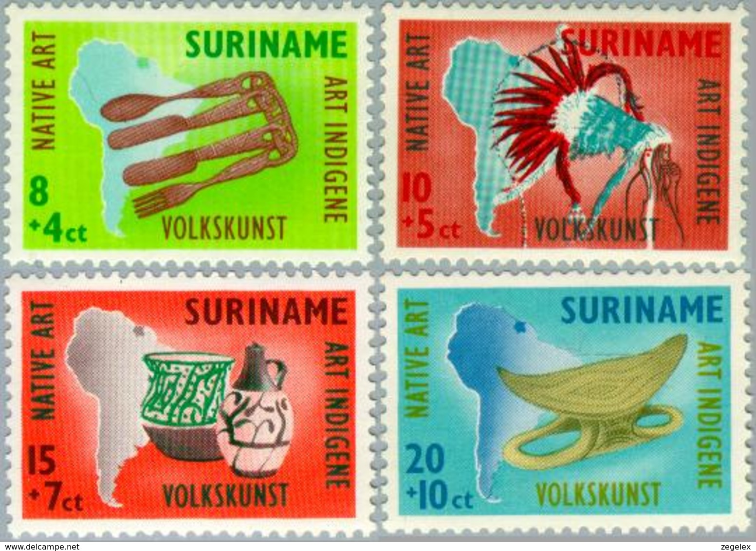 Suriname 1960 Opening Nieuw Postkantoor NVPH 336 - Ongestempeld/MH/* - Suriname ... - 1975