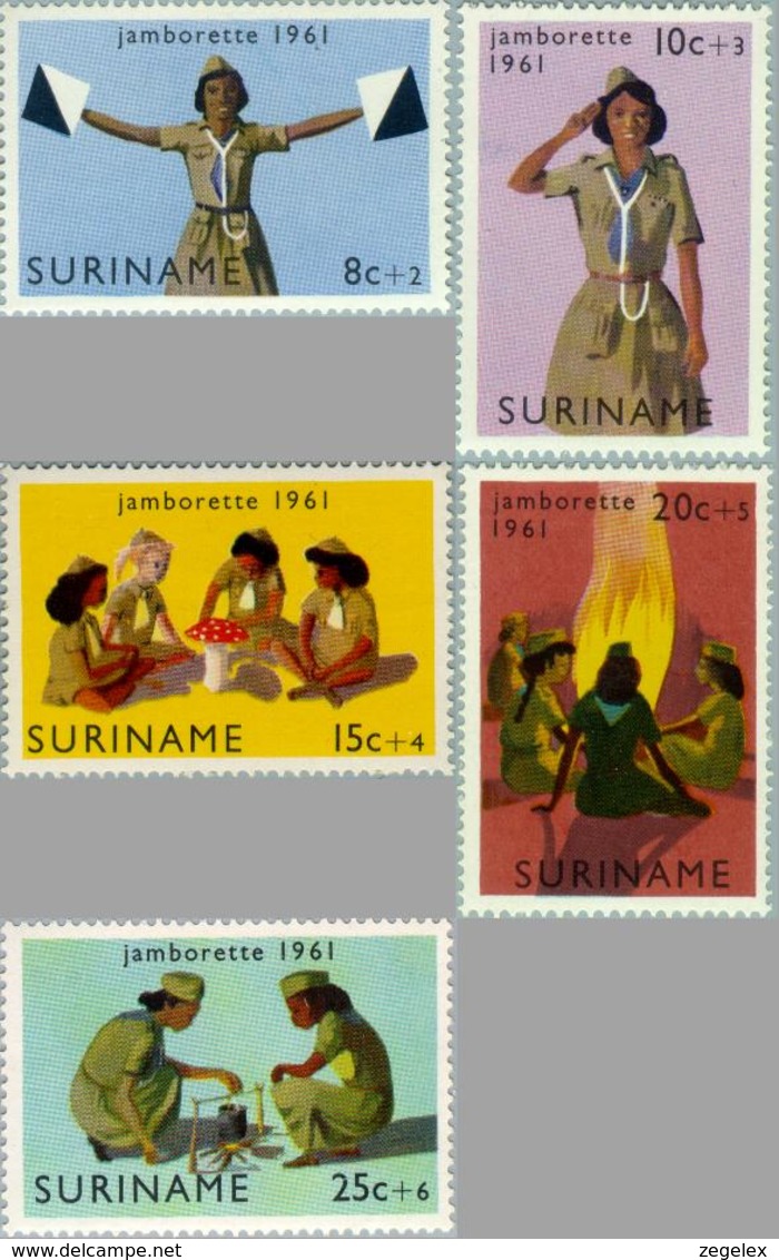 Suriname 1961 Jamborette - NVPH 371 MNH** Postfris - Suriname ... - 1975