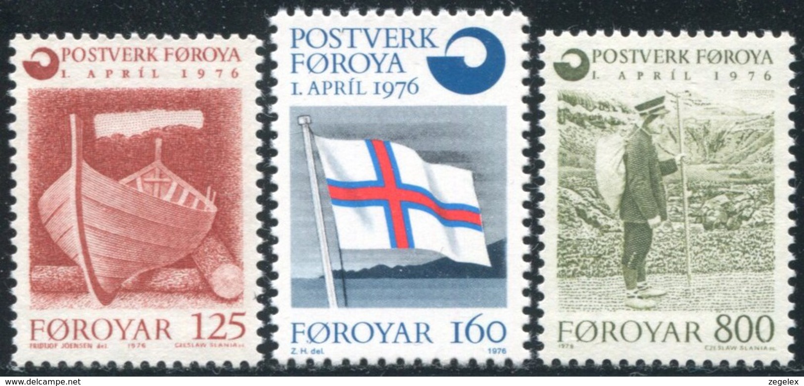 Foroyar, Faeroer 1976 Year - Complete - MNH/**/Postfrisch. - Faeroër