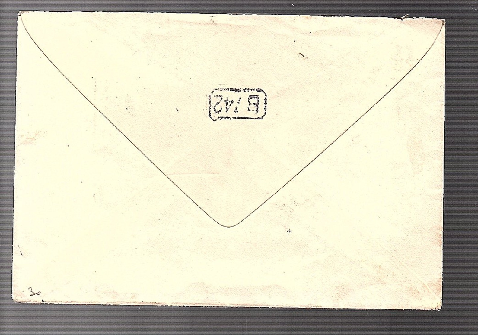 1925 IMPERFORATED Pair With ‘0’ At Far Left > N.J.H. Van Hasselt Vermeer Stolkweg 35 Den Haag (FG-42) - Brieven En Documenten