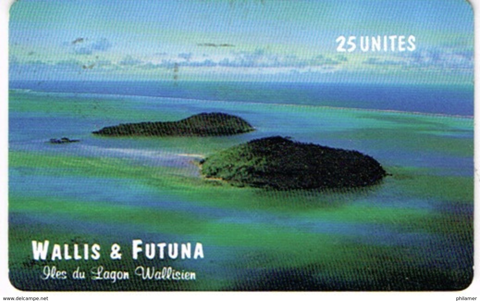 Wallis Et Futuna Telecarte Phonecard Prepaid WF9 Iles Du Lagon SC7 Us Courant - Wallis En Futuna