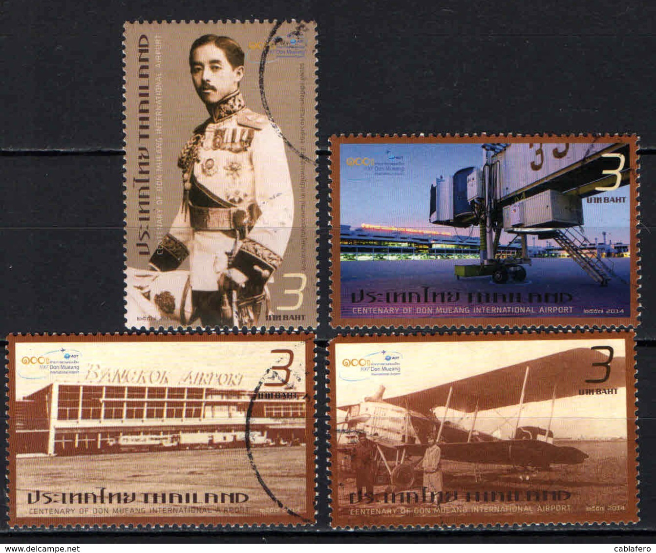 TAILANDIA - 2014 - CENTENARY OF DON MUEANG INTERNATIONAL AIRPORT - USATI - Tailandia