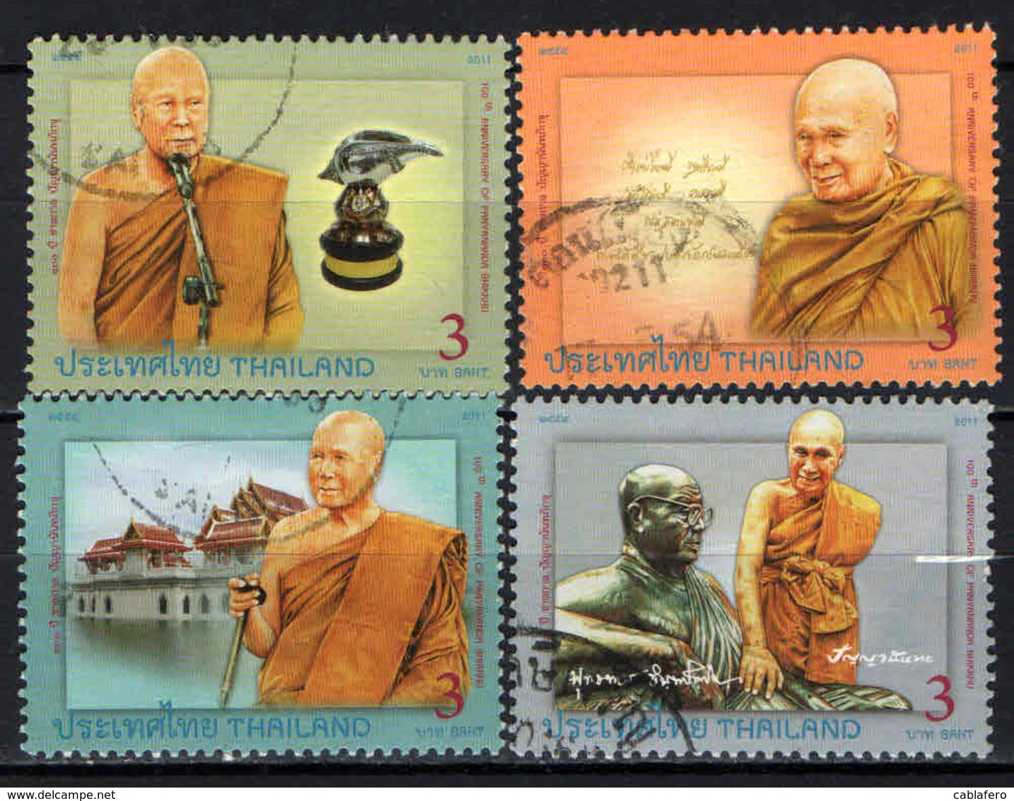 TAILANDIA - 2011 - 100° ANNIVERSARY OF PANYANANDA BHIKKAU - USATI - Tailandia