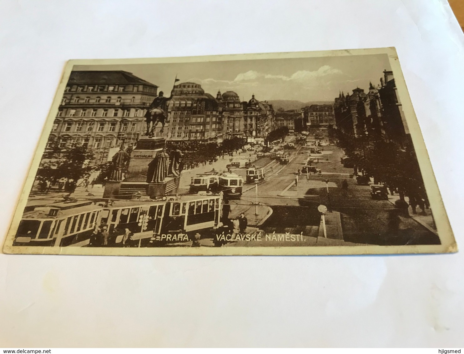 Czechia Czech Republic Praha Prague Prag Tram Strassenbahn Bahn Statue 11290 Post Card Postkarte POSTCARD - Tchéquie