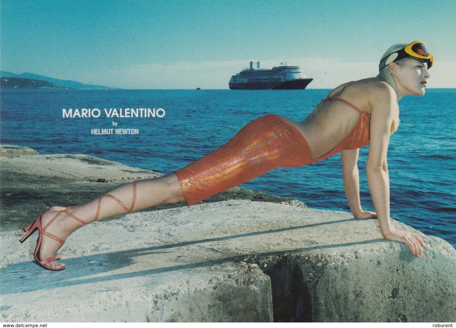 1 CARTOLINA - CITRUS PROMOTION - EDIZIONE LIMITATA - N° 148 - "MARIO VALENTINO" By HELMUT NEWTON - Pubblicitari