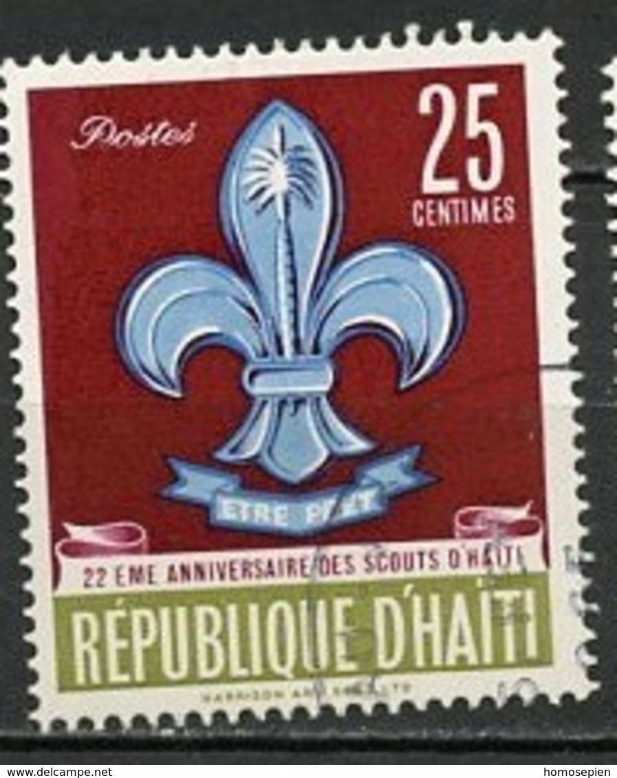 Haïti 1962 Y&T N°486 - Michel N°713 (o) - 25c Scouts - Haiti