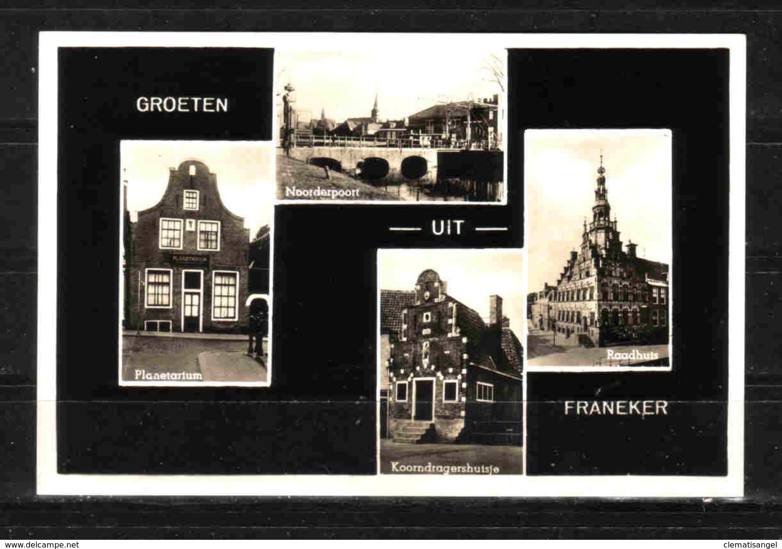 347h * GROETEN UIT FRANEKER * IN 4 ANSICHTEN ** !! - Franeker