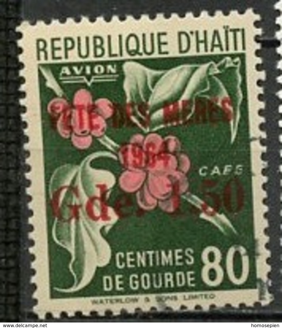 Haïti Poste Aérienne 1964 Y&T N°PA281 - Michel N°774 (o) - 1,50gs80c Fleur - Haïti