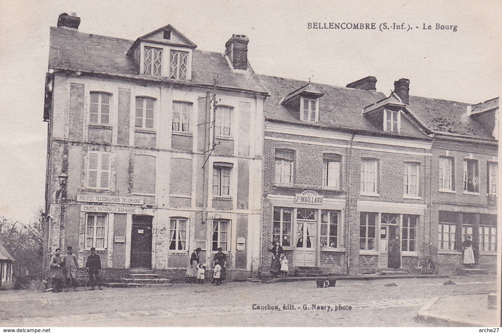 CPA - 76 - BELLENCOMBRE - Le Bourg - Bellencombre