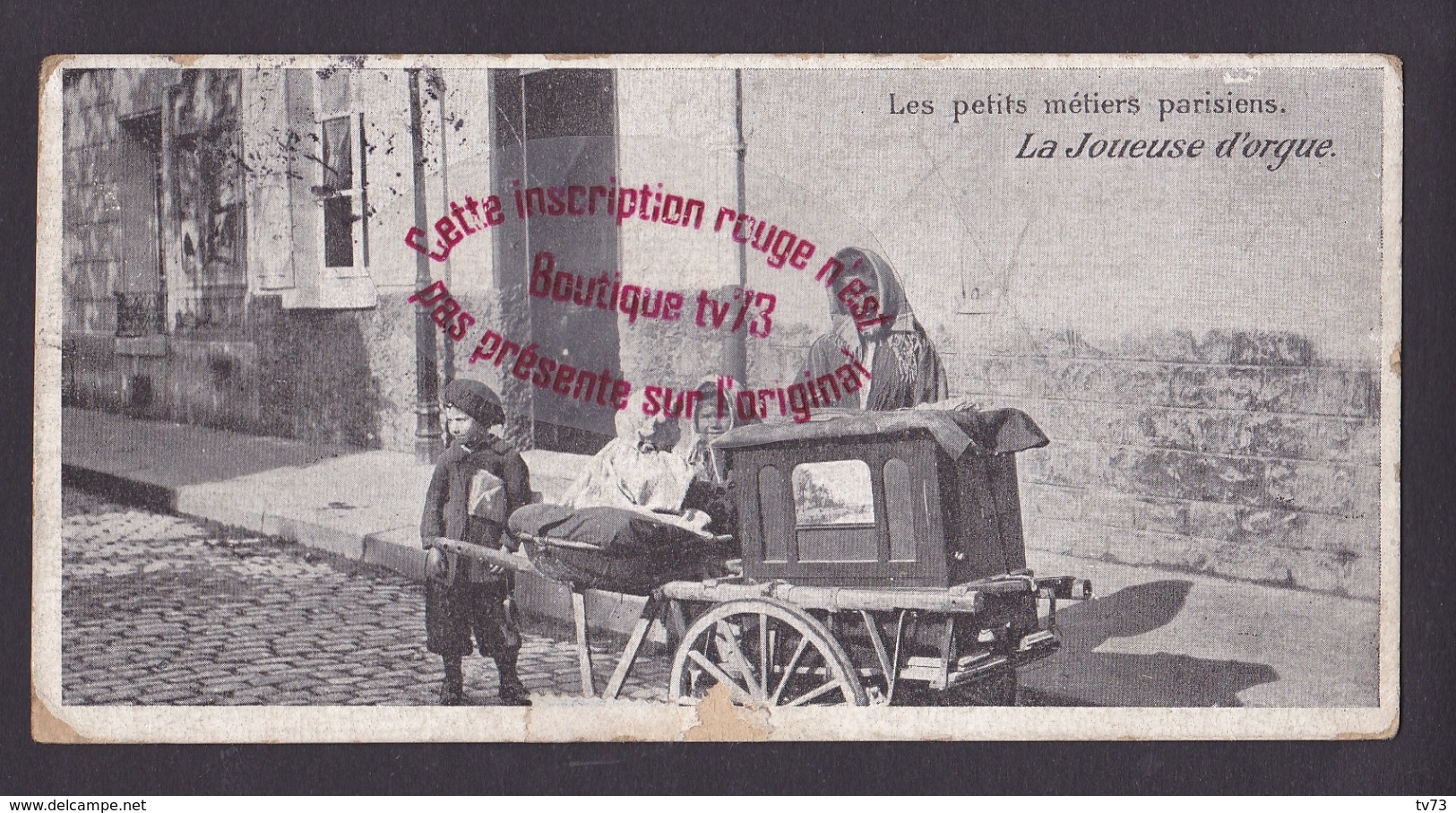 Q1576 - Les Petits Métiers Parisiens La Joueuse D'orgue - Paris - Petits Métiers à Paris