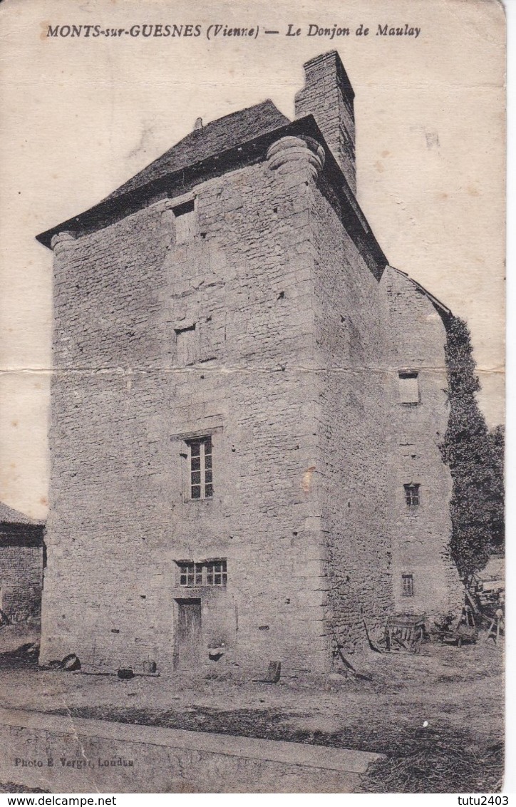 MONTS SUR GUESNES                                    Le Donjon De Maulay - Monts Sur Guesnes