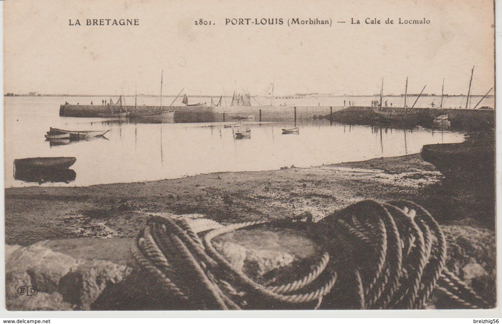 Morbihan PORT-LOUIS La Cale De Locmalo - Autres & Non Classés