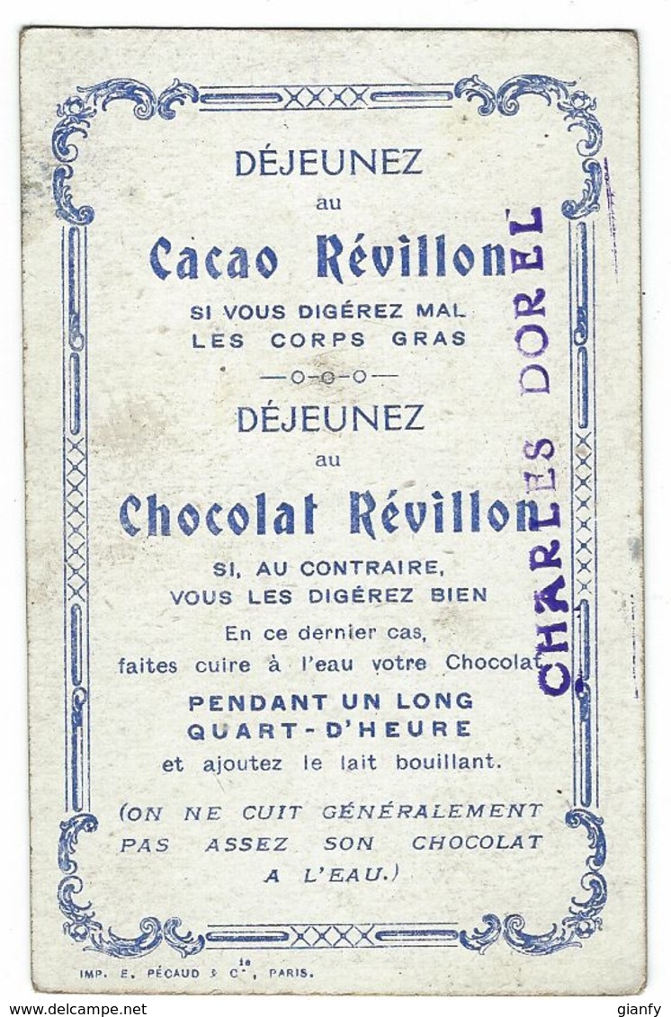 CHROMO CHOCOLAT REVILLON 1900 LE BEARN - Revillon