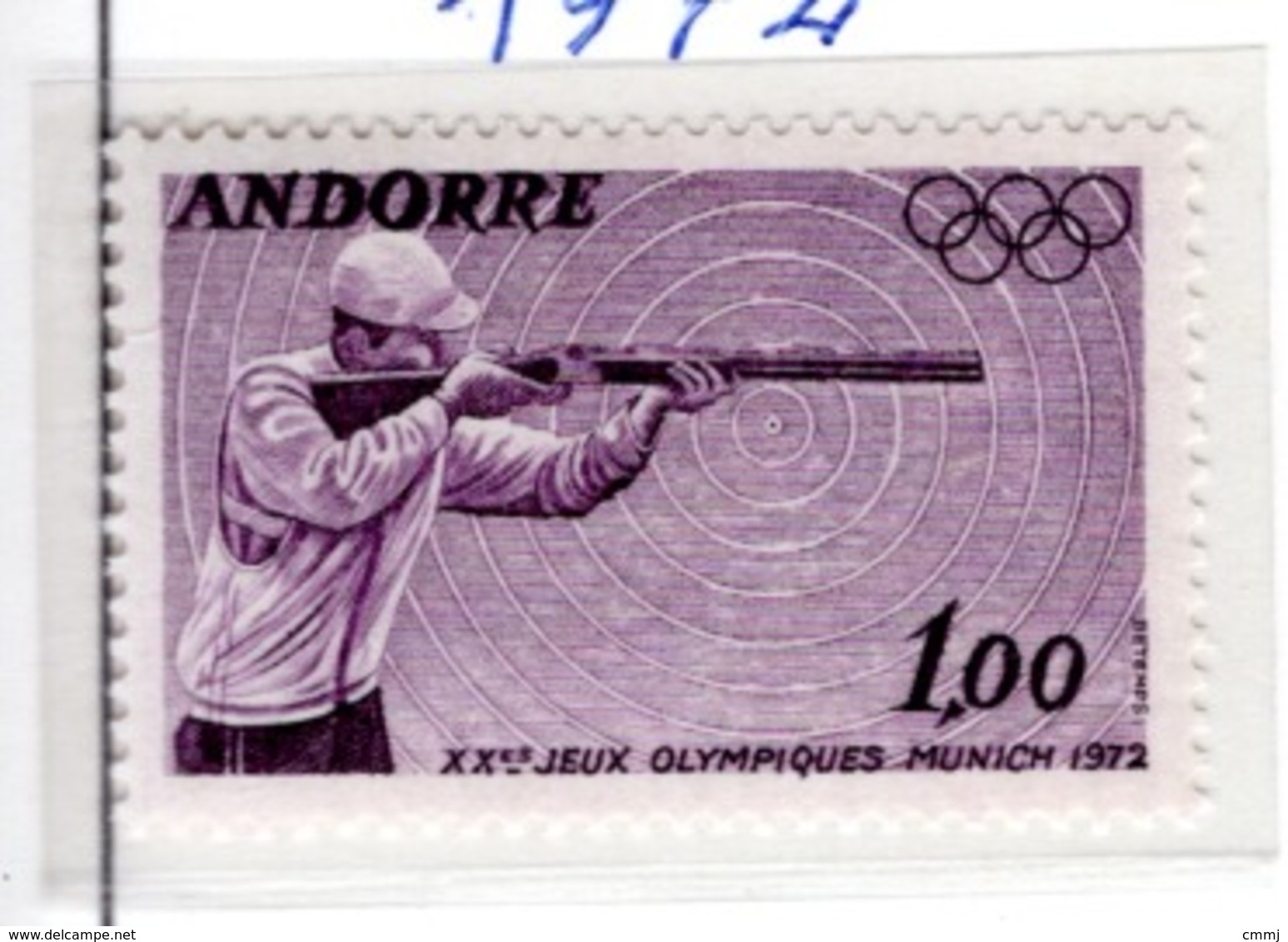 SPORT - OLYMPIC GAMES - 1972 - ANDORRA FRANCESE  -  Mi. Nr.  241 - NH - (6532-51) - Nuovi
