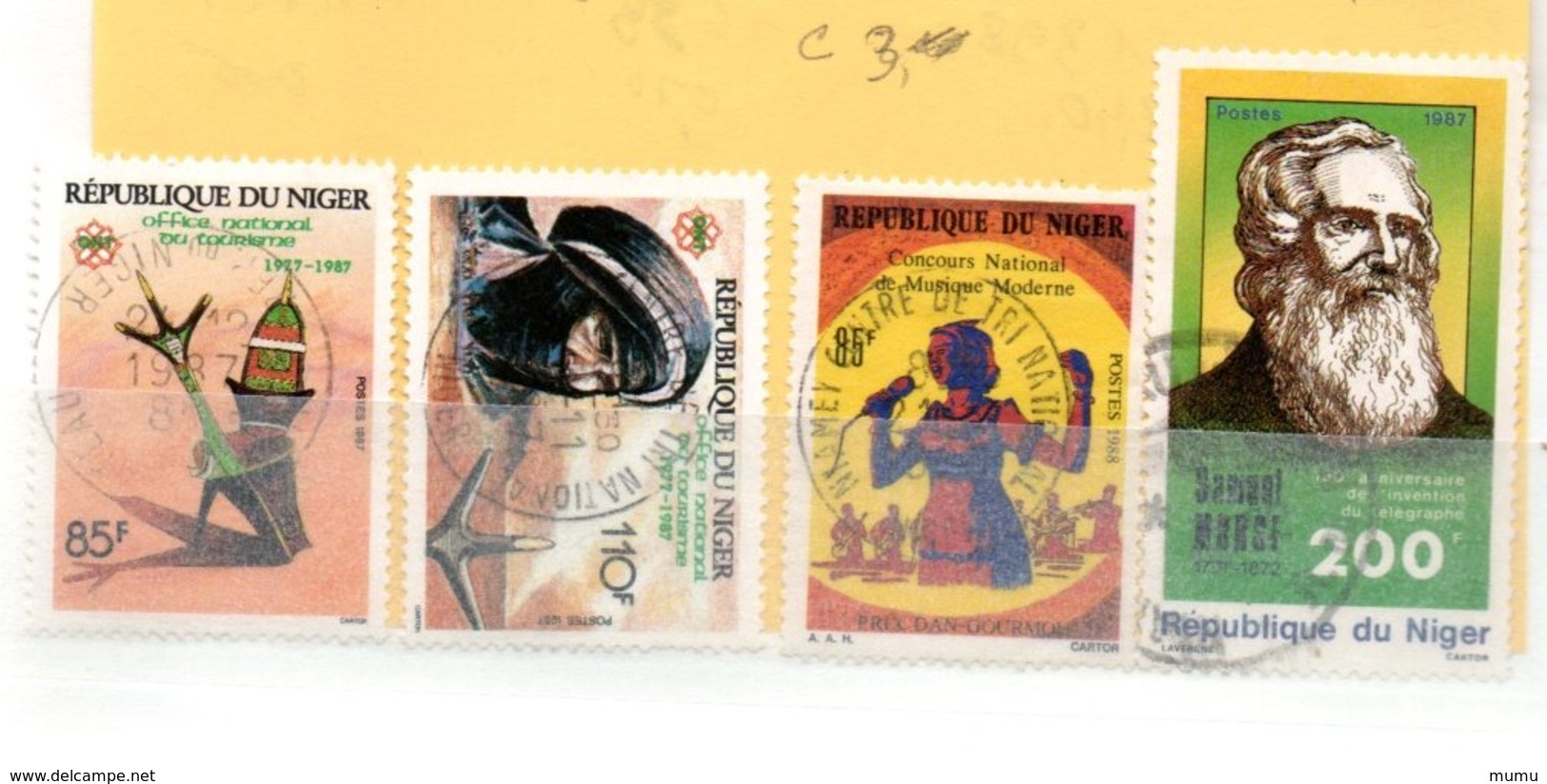 NIGER OB N° 742 + 743 + 756 + 730 - Niger (1960-...)