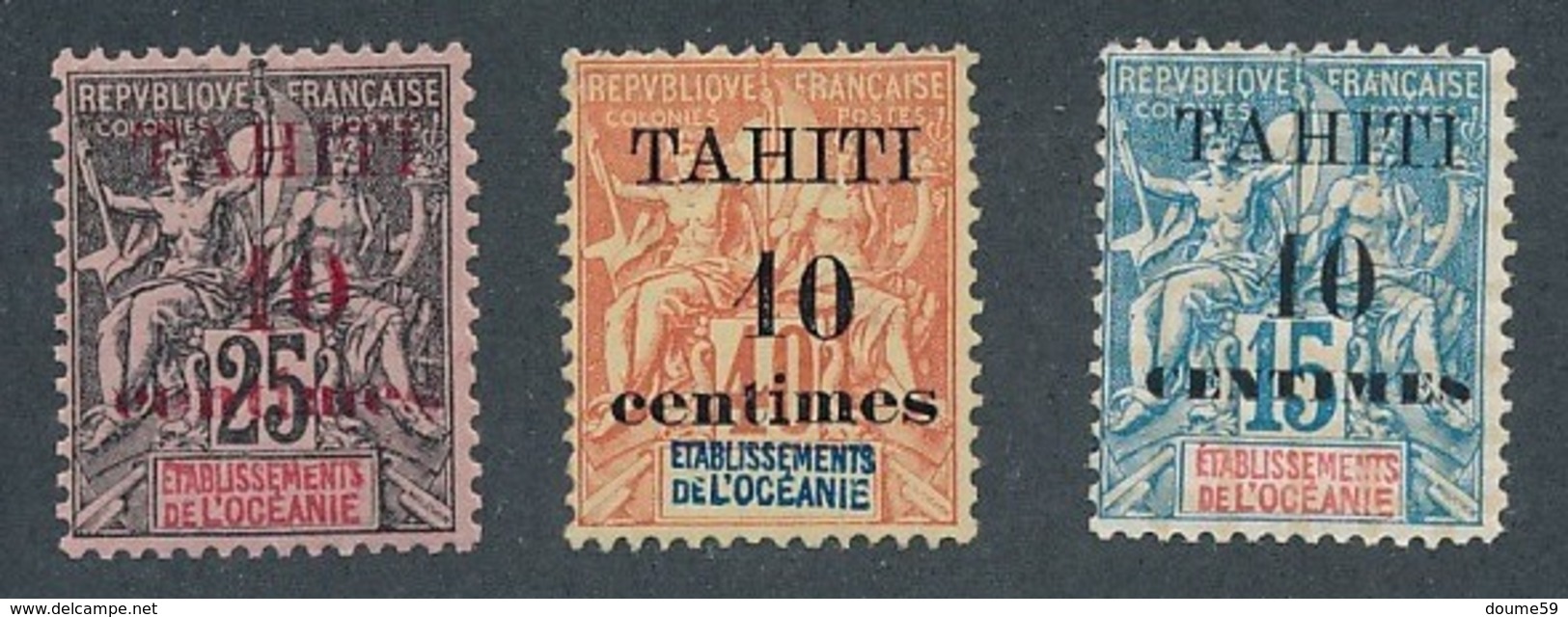 DB-159: TAHITI: Lot Avec N°31/33* - Neufs