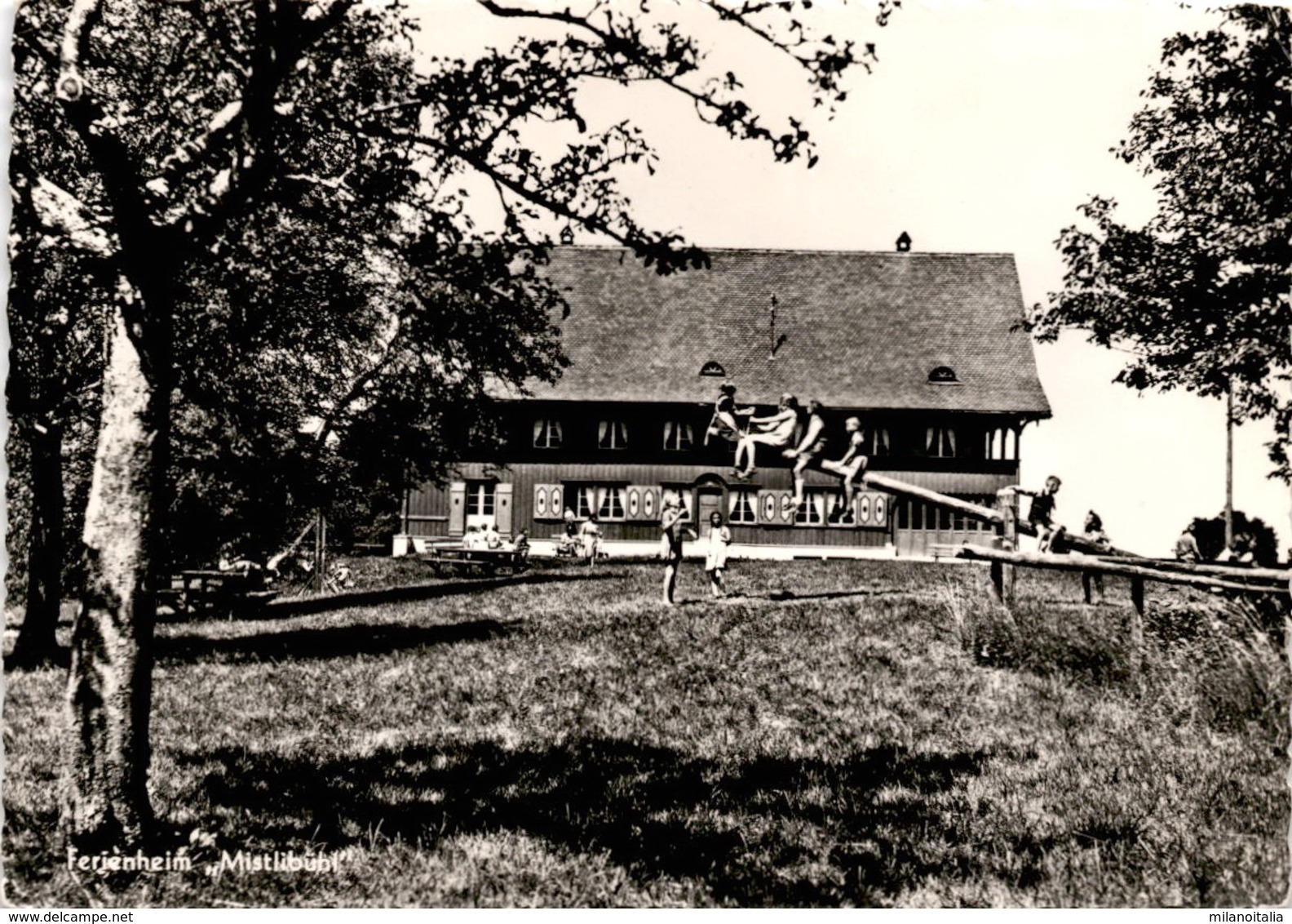 Richterswiler Ferienheim "Mistlibühl" - Postamt Hütten-Zch. * 16. 9. 1959 - Hütten