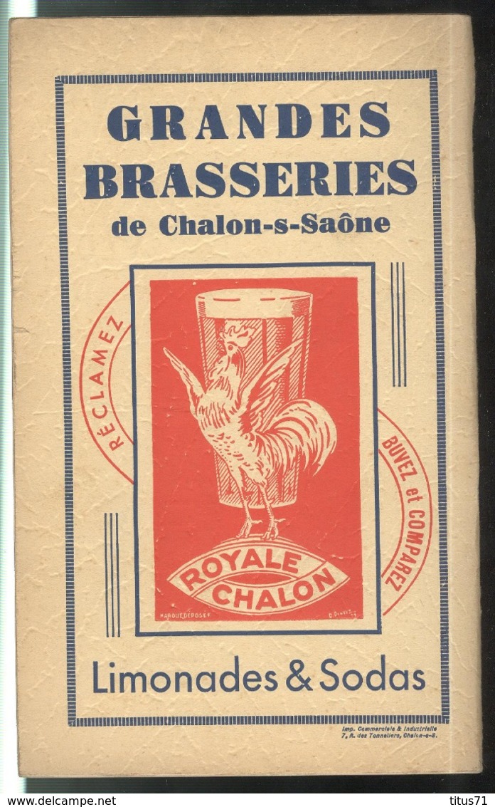 Catalogue VIIIème Foire Exposition De Chalon Sur Saône 9 Au 16 Juin 1935 - Bon état - Advertising