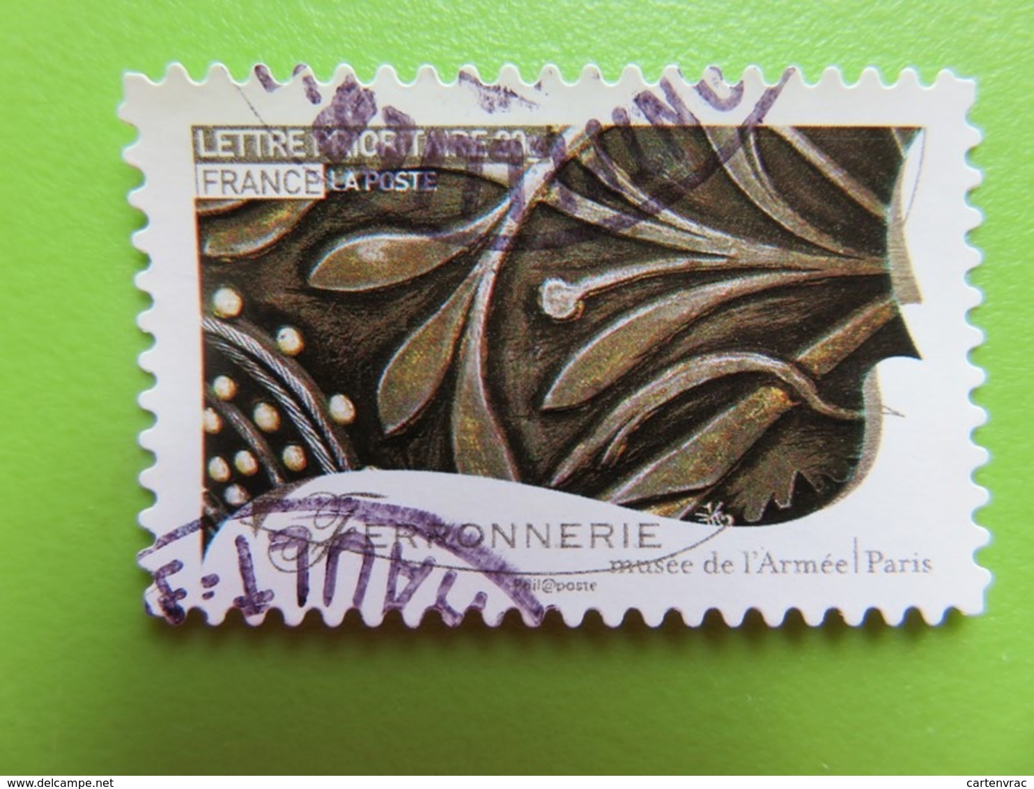 Timbre France YT 259 AA - Métiers D'art - Ferronnerie (Ornement Musée De L'Armée à Paris) - 2009 - Cachet Rond - Autres & Non Classés