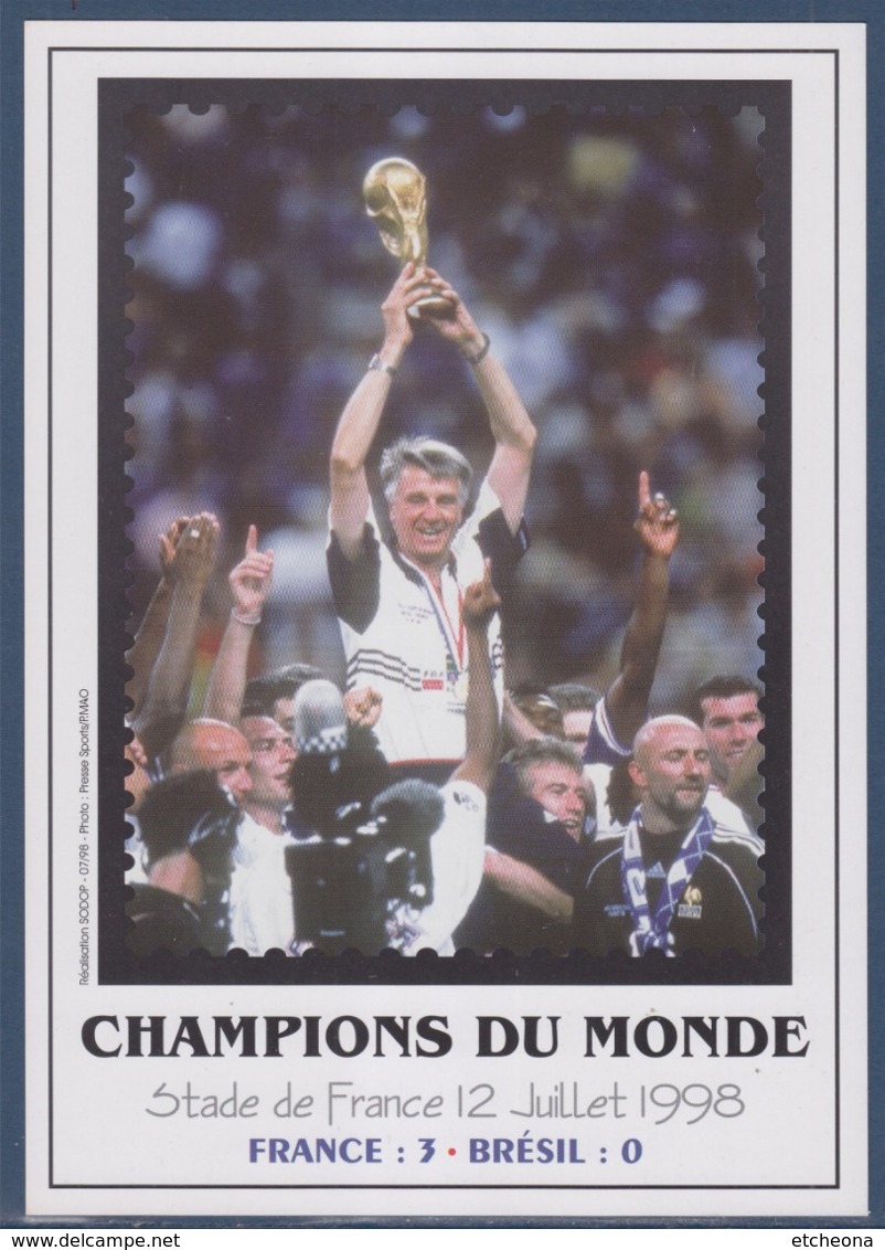 = La Joie De L'Equipe De France Après La Victoire, Composition De La Sélection, N°3170 Saint Denis 12.7.98 - 1998 – France