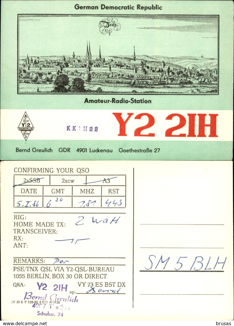 Germany - 10 QSL Cards, Radio Amateur