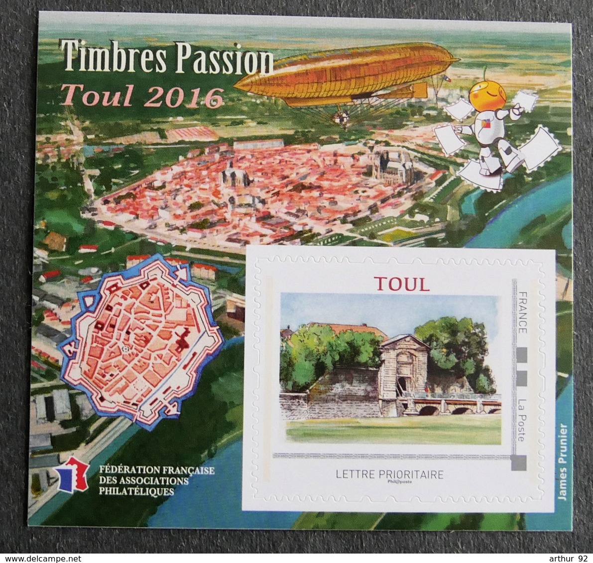 FRANCE - 2016 - YT FFAP 12 ** - TIMBRES PASSION TOUL 2016 - FFAP