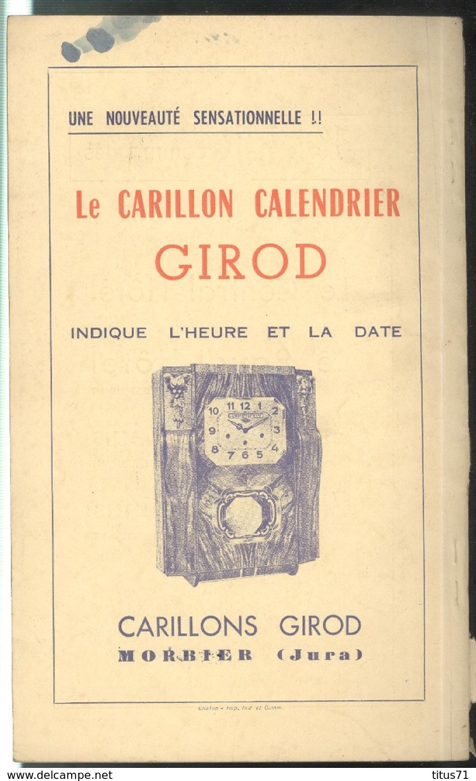 Catalogue XVIIIème Foire Exposition De Chalon Sur Saône 21 Au 30 Juin 1952 - Bon état Tranche Usée - Publicités