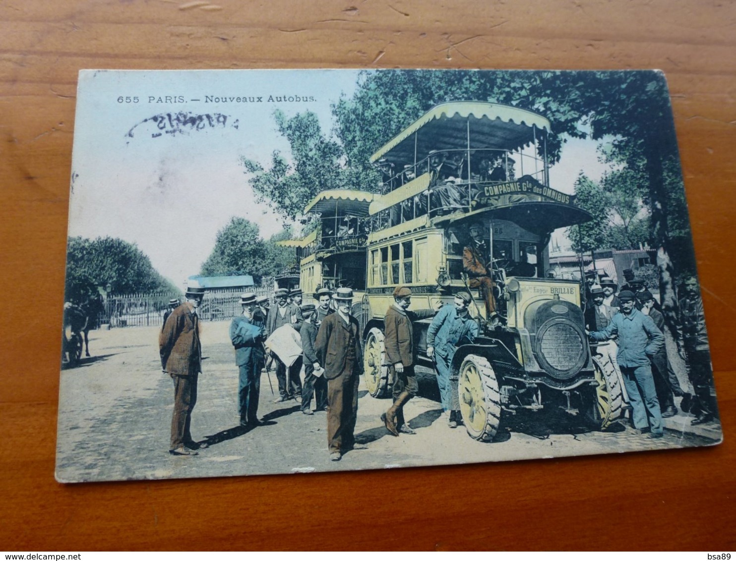 CPA NOUVEAUX AUTOBUS, COMPAGNIE GENERALE DES OMNIBUS - Trasporto Pubblico Stradale