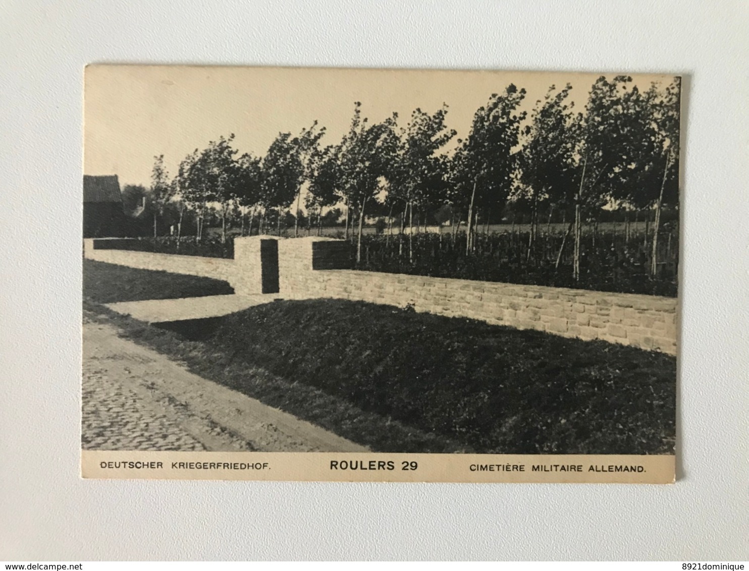 Roeselare - Kriegerfriedhof 29 Roulers De Ruiter  Colliemolenhoek Cimetière Allemand  Militaire - Photo Kerling - Roeselare