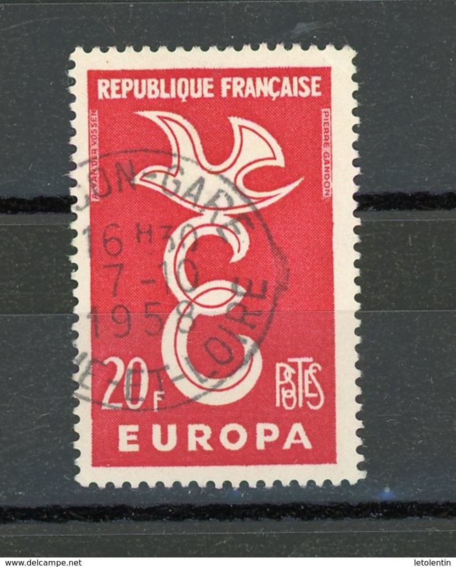 FRANCE - EUROPA - N° Yvert 1173 Obli. Ronde De MACON 1958 - Oblitérés