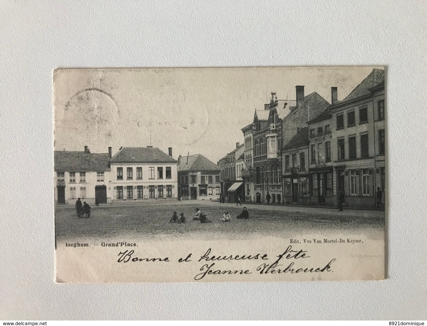 Izegem - Iseghem - Grand Place - Ed. Van Mortel - De Keyser - Gelopen 1904 - Izegem