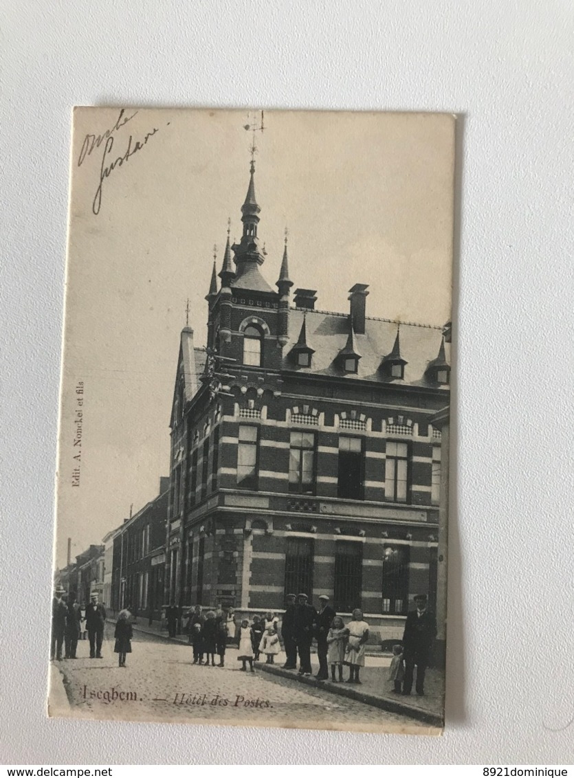 Izegem - Iseghem - De Post - La Poste - Ed. A. Nonckel  - Gelopen 1905 - Izegem