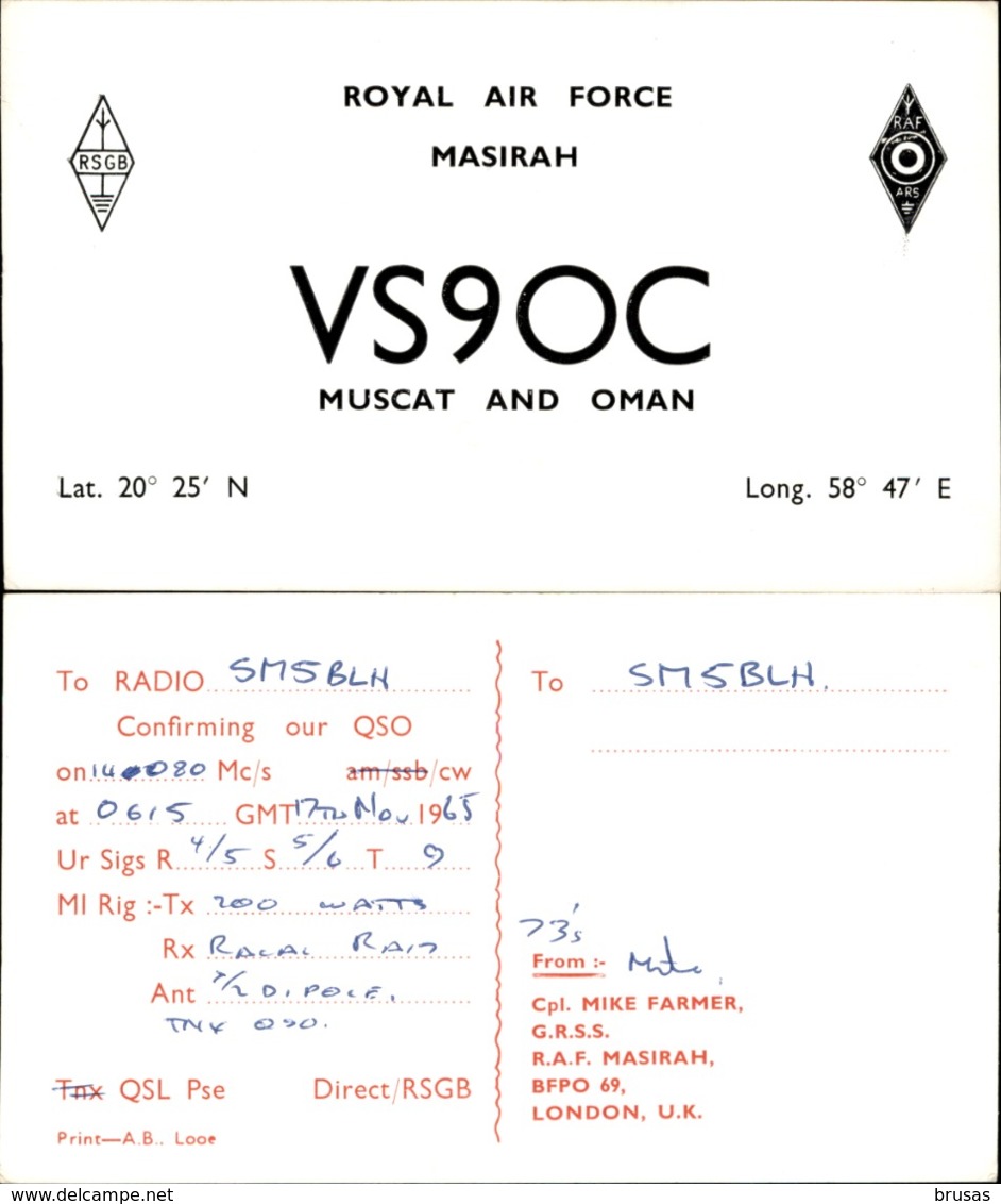 Middle East - 10 QSL Cards, Radio Amateur - Radio Amateur