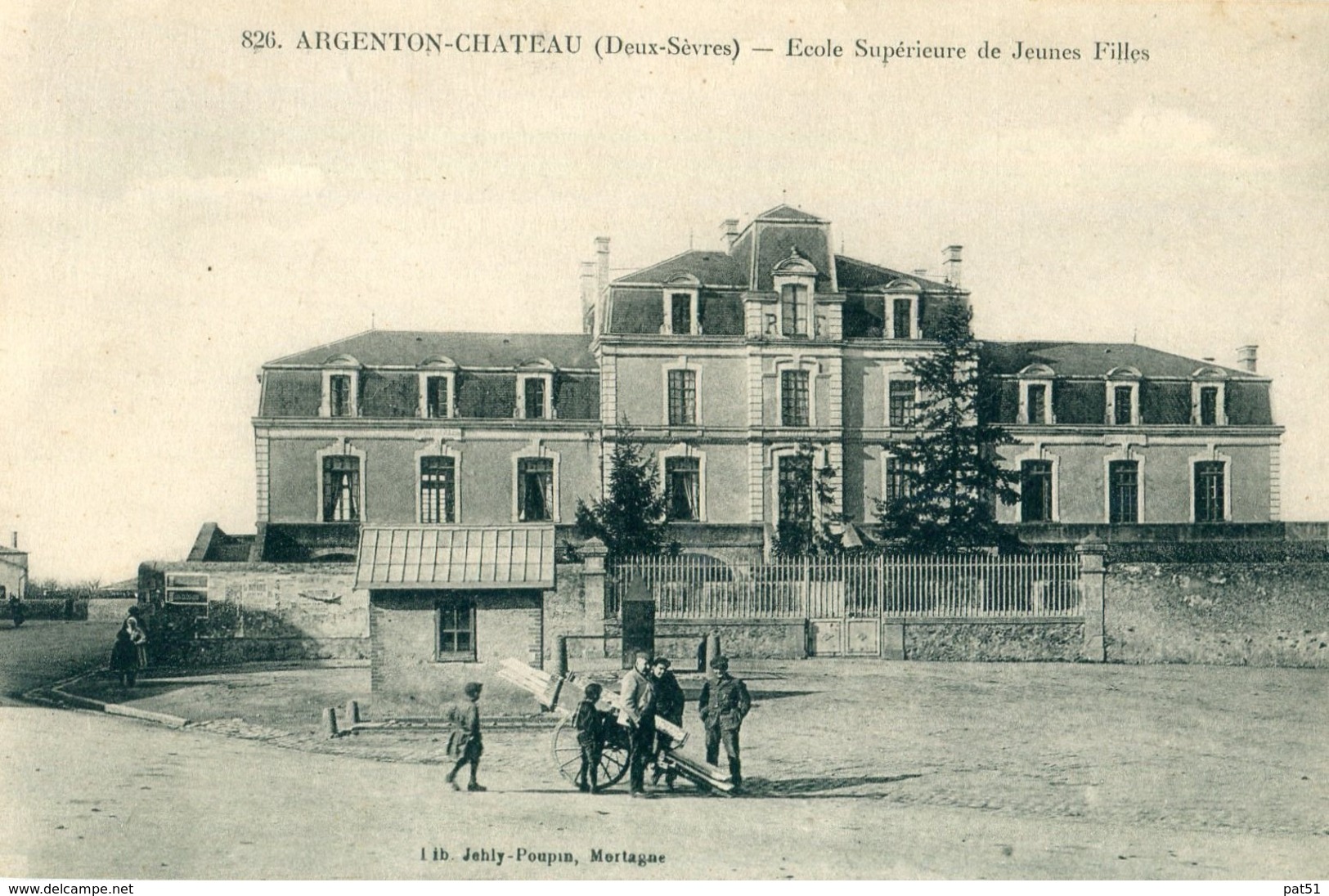 79 - Argenton Château : Ecole Supérieure De Jeunes Filles - Argenton Chateau