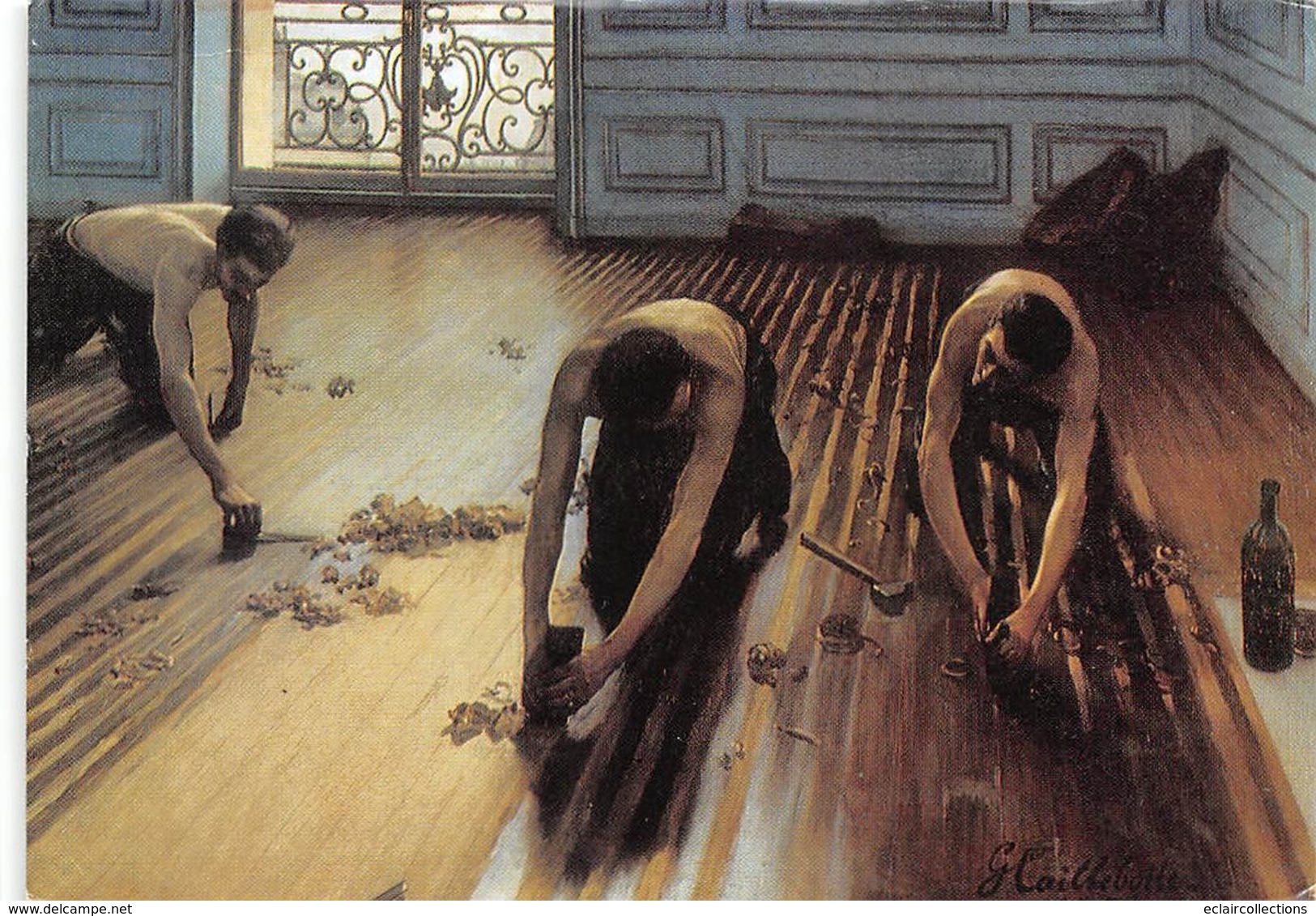 Thème.  Métiers Divers: Bois      Raboteurs De Parquet   10 X 15    (Voir Scan) - Autres & Non Classés