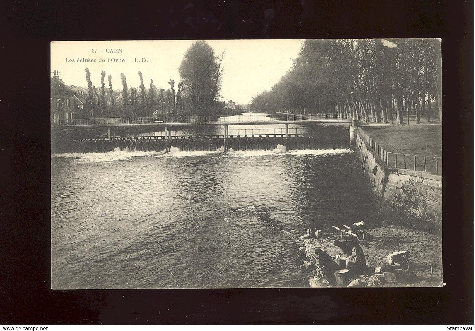 CAEN - LES ÉCLUSES DE L'ORNE - L. D. - N° 87 - Caen