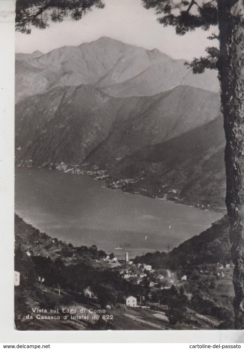 Lago Di Como Da Casasco D'intelvi 1954 - Como