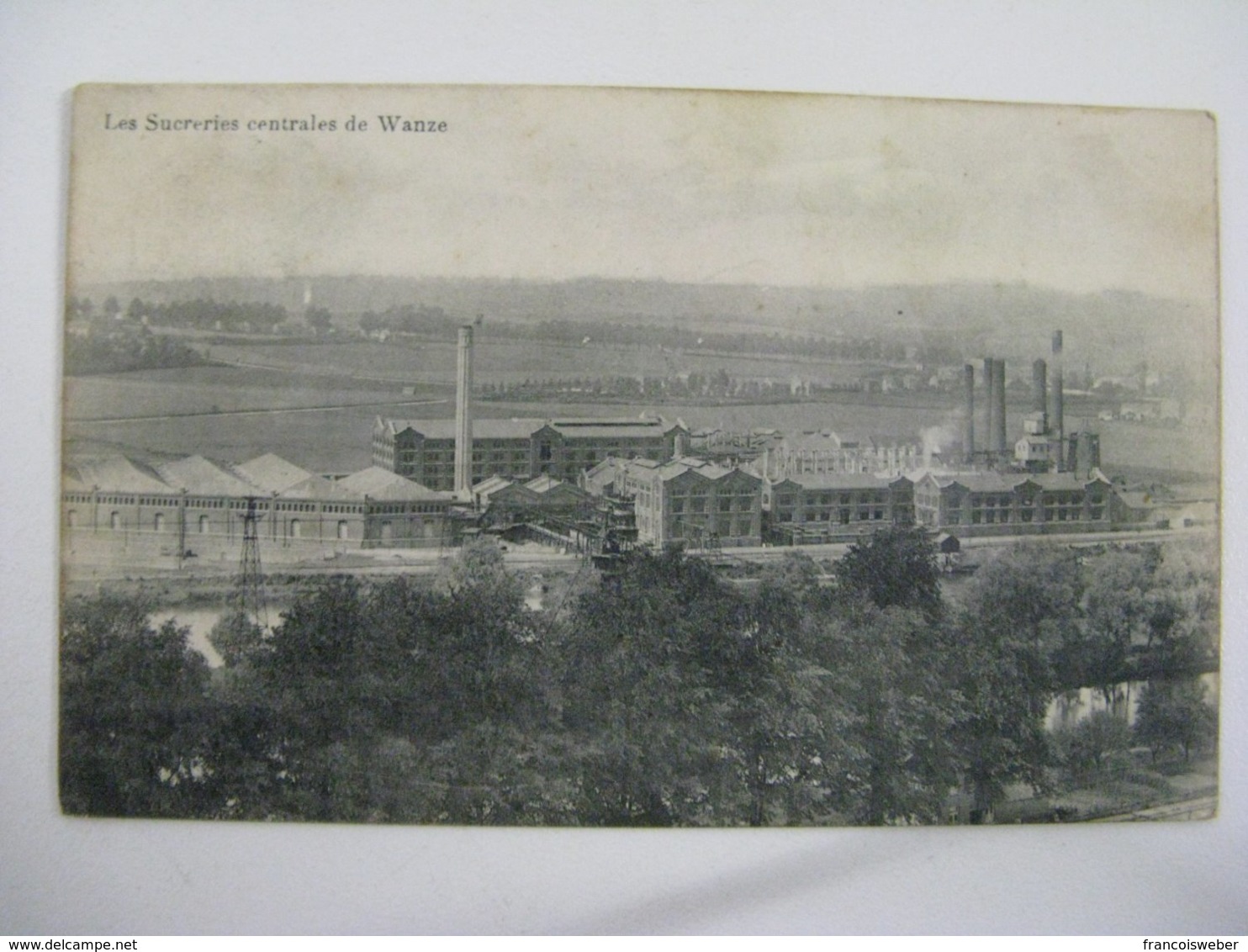 Ancien Carte Postale De Wanze  La  Sucreries  Centrales - Hoei