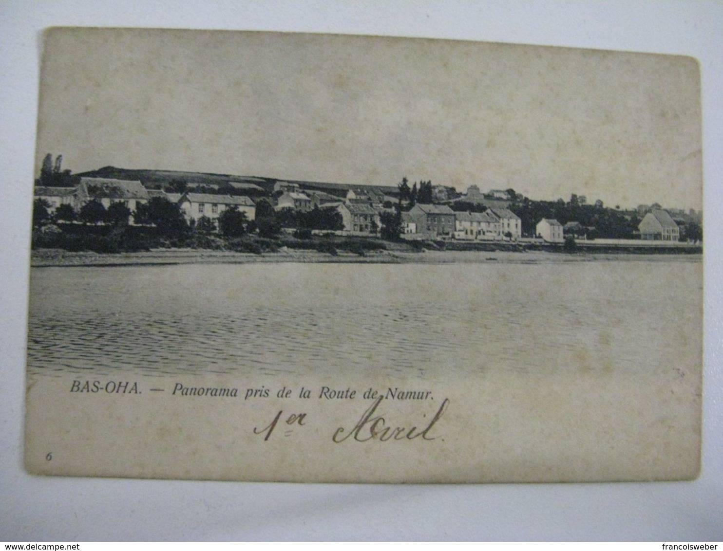 Ancien Carte Postale De Bas-oha Panorama  Pris  De  La  Route  De  Namur - Huy