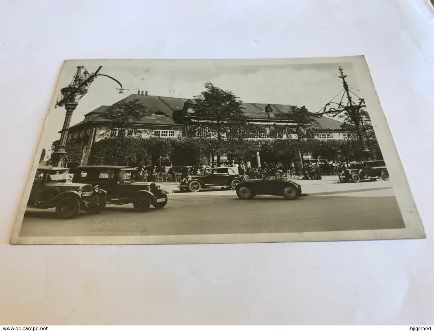 Germany Deutschland Hamburg Old Car Alte Auto Alster Pavillon Stamp 11312 Post Card Postkarte POSTCARD - Sonstige & Ohne Zuordnung