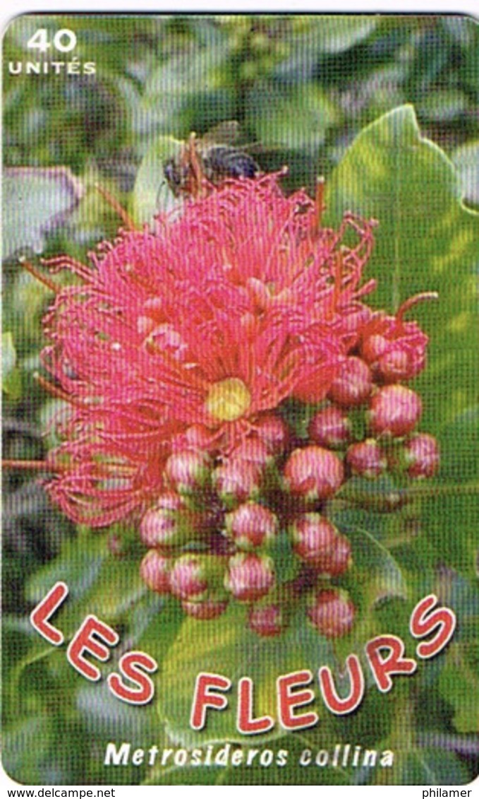 Polynesie Francaise Tahiti Telecarte Phonecard Prepaid PF147 Metosideros Collina Fleur Ut BE - Polinesia Francese