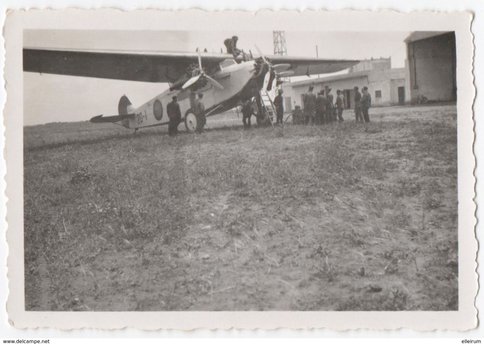 AVIATION. PHOTO. FOKKER. PHOTO PRISE Au MAROC. CASABLANCA? AGADIR?.ANNEES 30. A SITUER. - Aviation