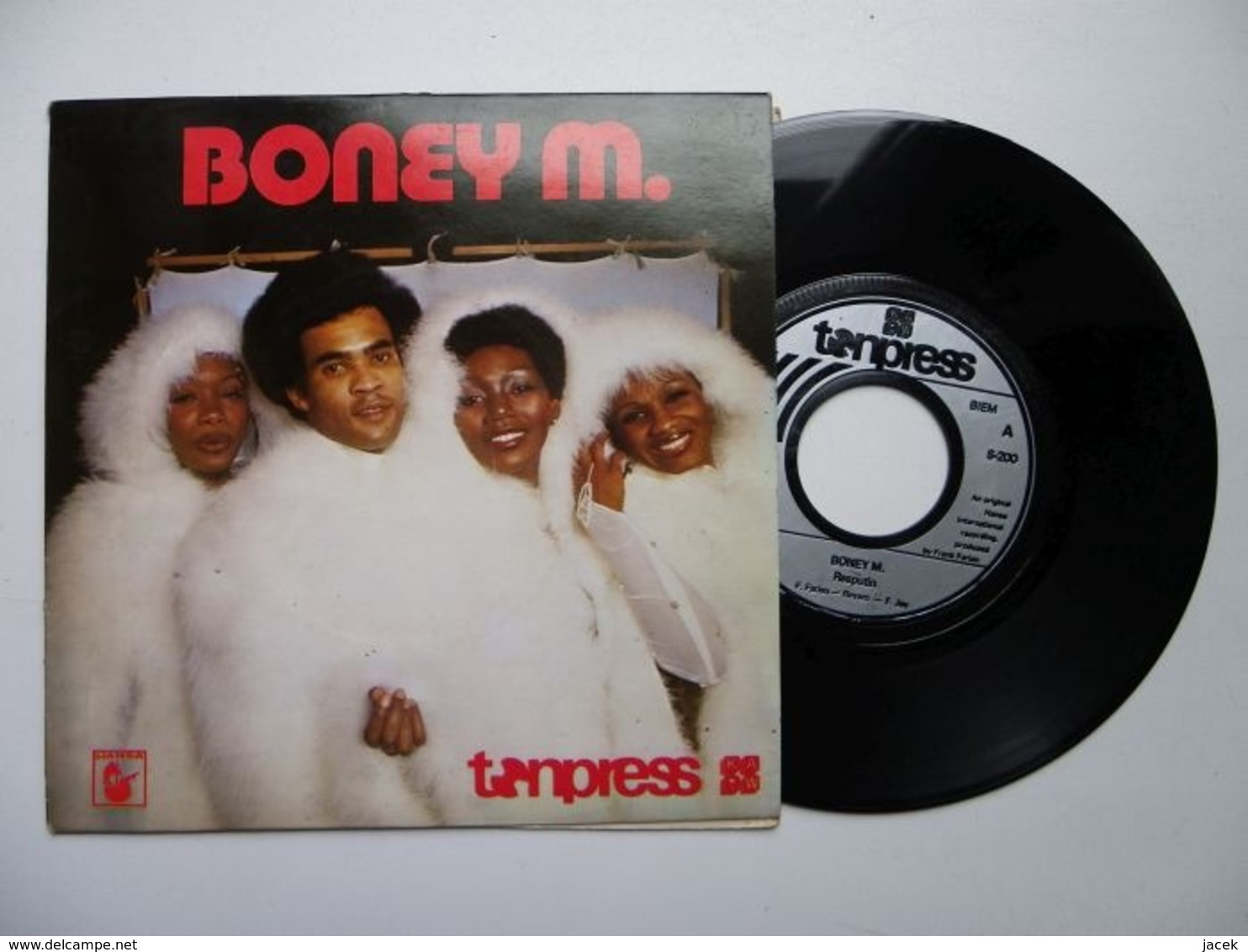 SP / Boney M Rasputin Tonpress Poland Edition - Disco, Pop