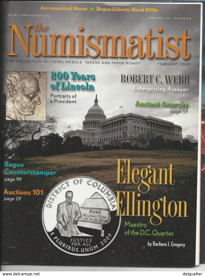 Magazine The Numismatist February 2009 - Engels
