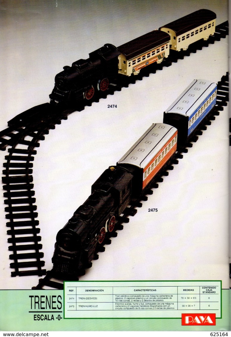 Catalogue PAYA 1988 Novedades Y Linea Històrica Autos Motos Trenes O HO - En Espagnol - Unclassified