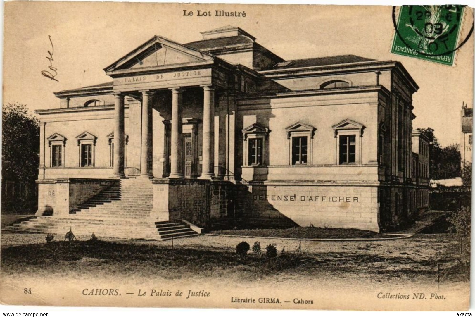 CPA Le Lot Illustre - CAHORS - Le Palais De Justice (223593) - Cahors