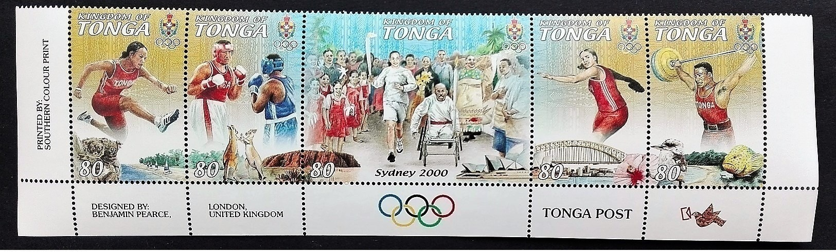 #Tonga 2000* Mi.1578-82. Olympic Games, MNH [21;122] - Verano 2000: Sydney