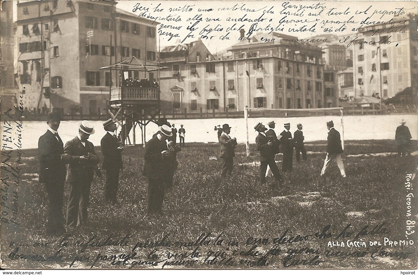 GENOVA - CONCORSO ALLA MIGLIORE ISTANTANEA - FORMATO PICCOLO - VIAGGIATA 1903 - (rif. R78) - Fotografia