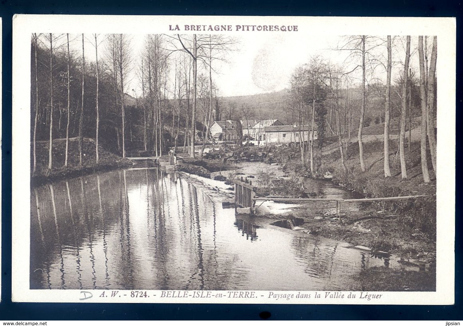 Cpa Du 22 Belle Isle En Terre Paysage Dans La Vallée Du Léguer   -   Cant Callac Arrd Guingamp  LZ131 - Callac